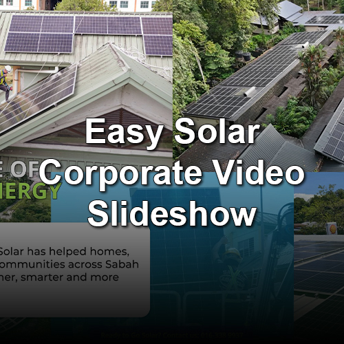 Easy Solar Corporate Video Slideshow
